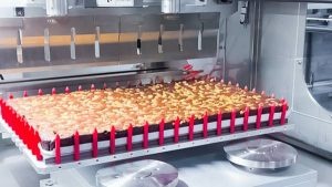 布朗尼与巧克力棒切割 - 超声波切割设备 - 驰飞超声波