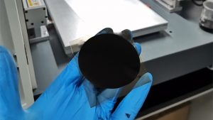杭州驰飞超声波喷涂，超声喷涂圆形展示，可用于喷涂圆形膜或芯片